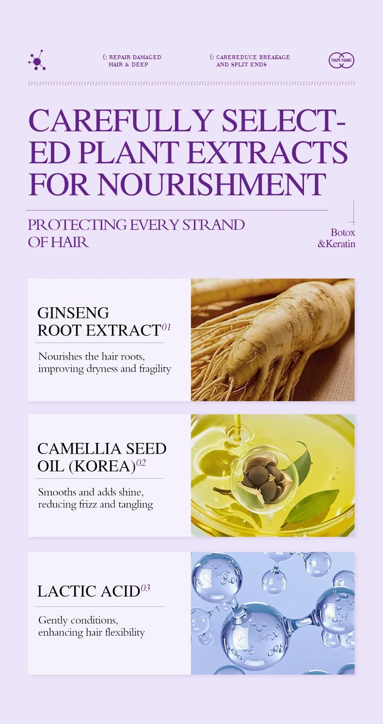 5-Second Magical Keratin Hair Mask - Glow Labs USA - 11
