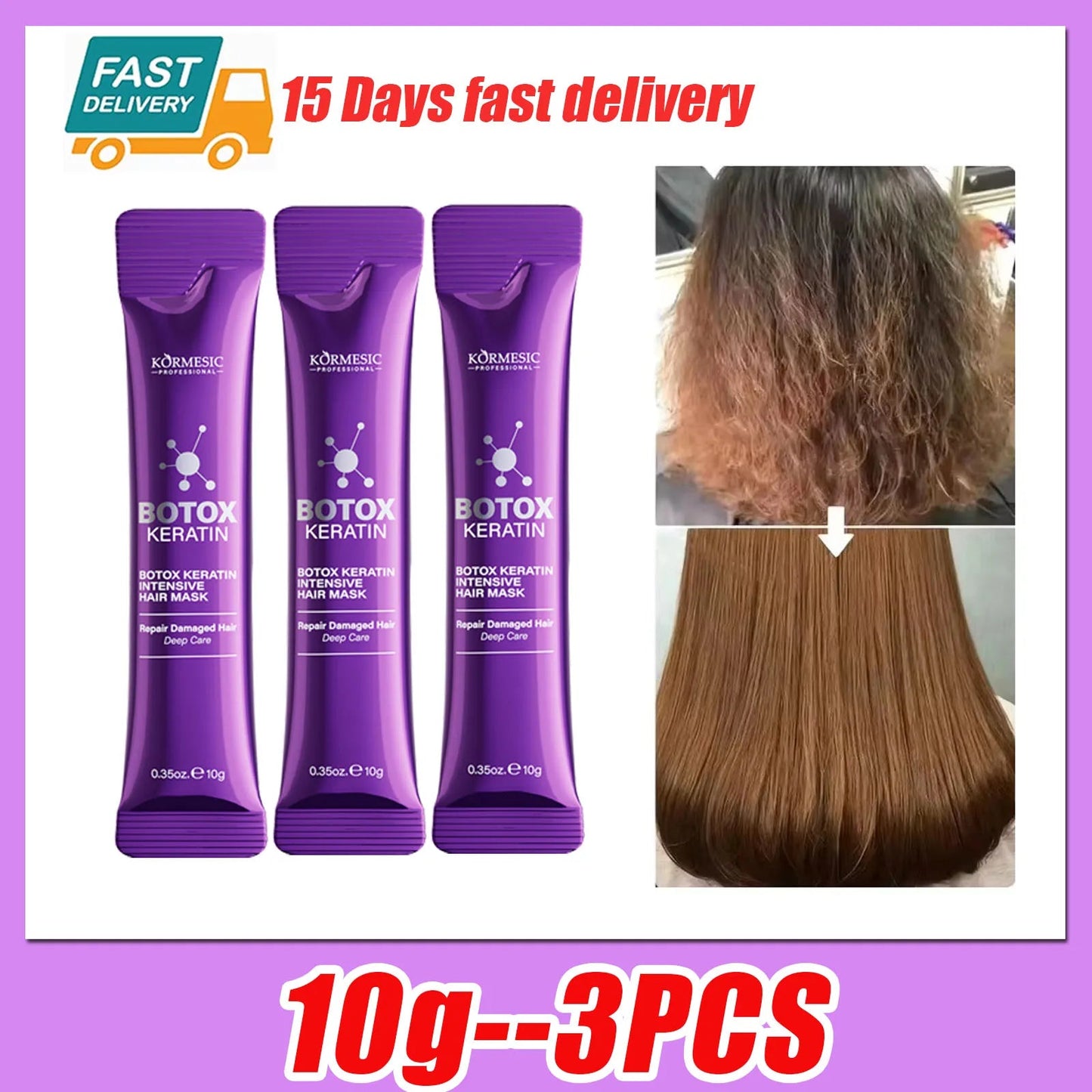 5-Second Magical Keratin Hair Mask - Glow Labs USA - 17