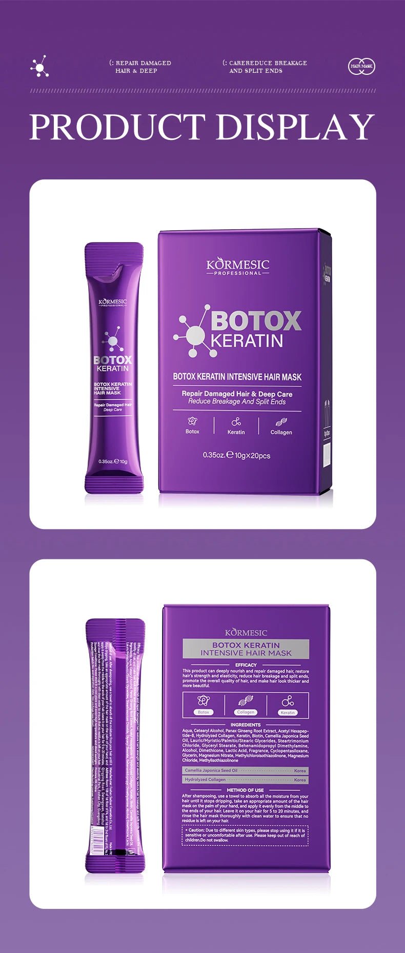 5-Second Magical Keratin Hair Mask - Glow Labs USA - 14