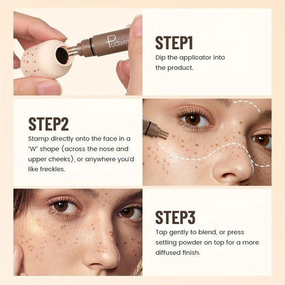 Aura Sunkissed Freckle Stamp - Natural Faux Freckle Pen - Glow Labs USA - 5