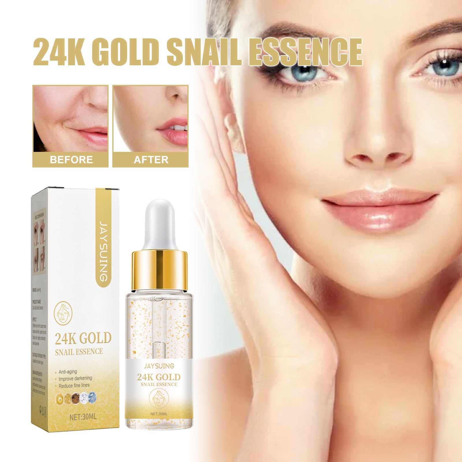 AuraGold™ 24K Radiance Essence - Glow Labs USA