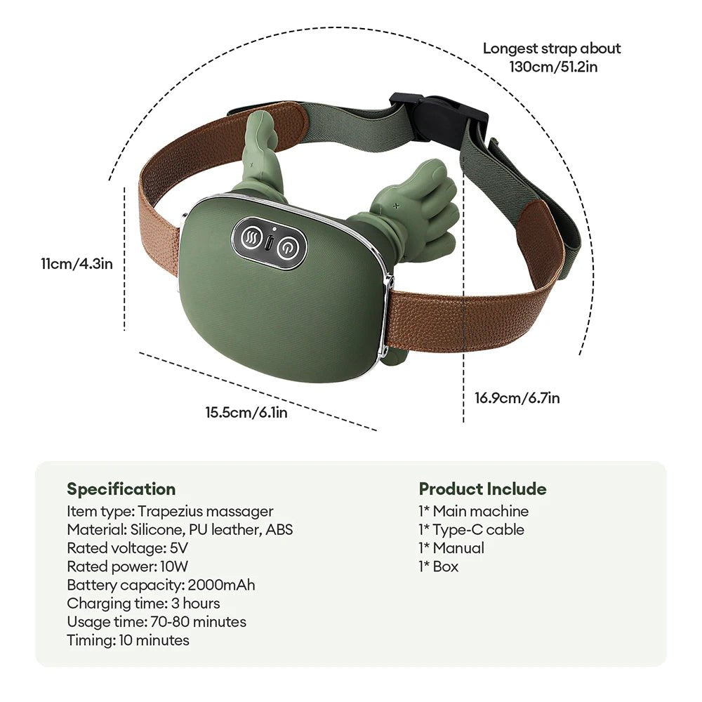 AuraKnead™ 4D Bionic Neck Massager - Neck & Shoulder Massager - Glow Labs USA - 24