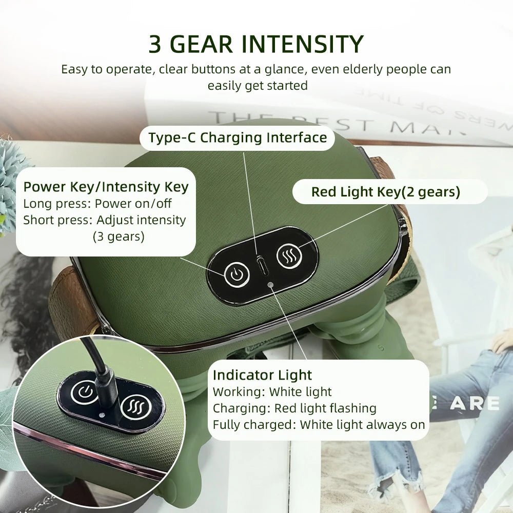 AuraKnead™ 4D Bionic Neck Massager - Neck & Shoulder Massager - Glow Labs USA - 23