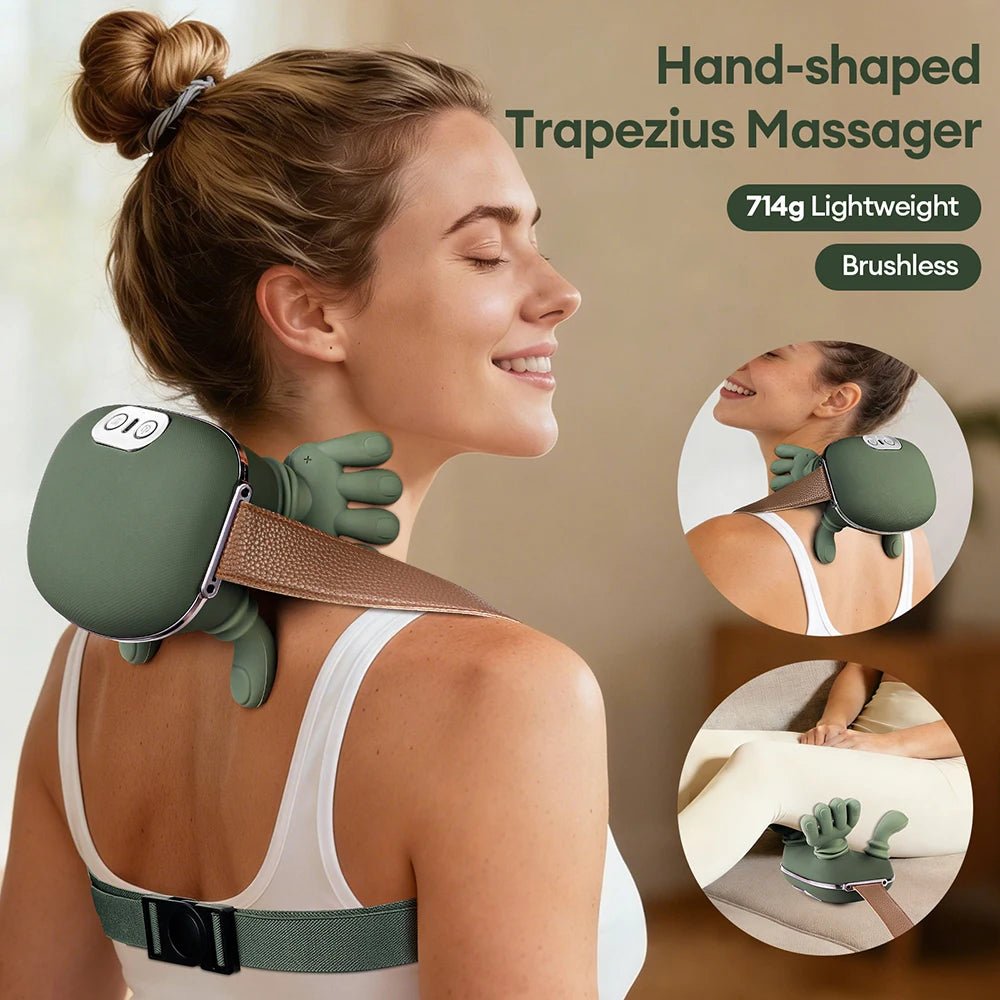 AuraKnead™ 4D Bionic Neck Massager - Neck & Shoulder Massager - Glow Labs USA - 1