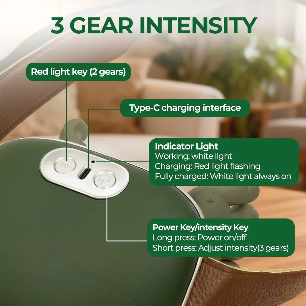 AuraKnead™ 4D Bionic Neck Massager - Neck & Shoulder Massager - Glow Labs USA - 14