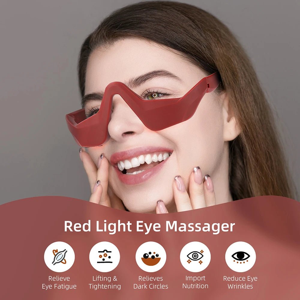 AuraRelieve™ Red Light Under-Eye Massager Glasses - Glow Labs USA - 10