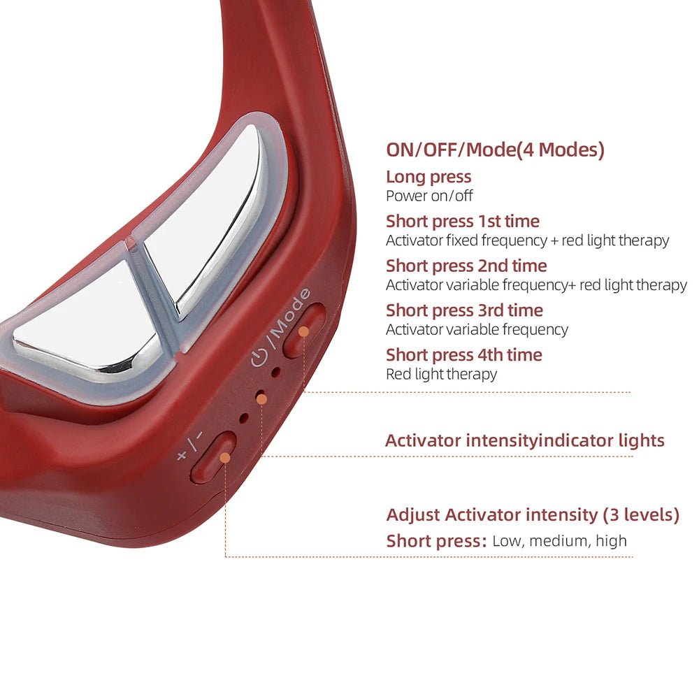 AuraRelieve™ Red Light Under-Eye Massager Glasses - Glow Labs USA - 12
