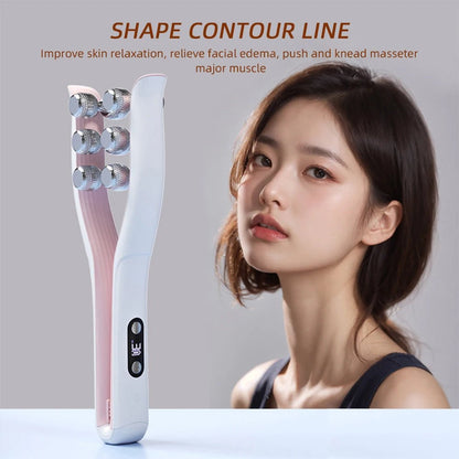 AuraSculpt™ V-Shape Microcurrent Face Sculpting Roller - Glow Labs USA - 14