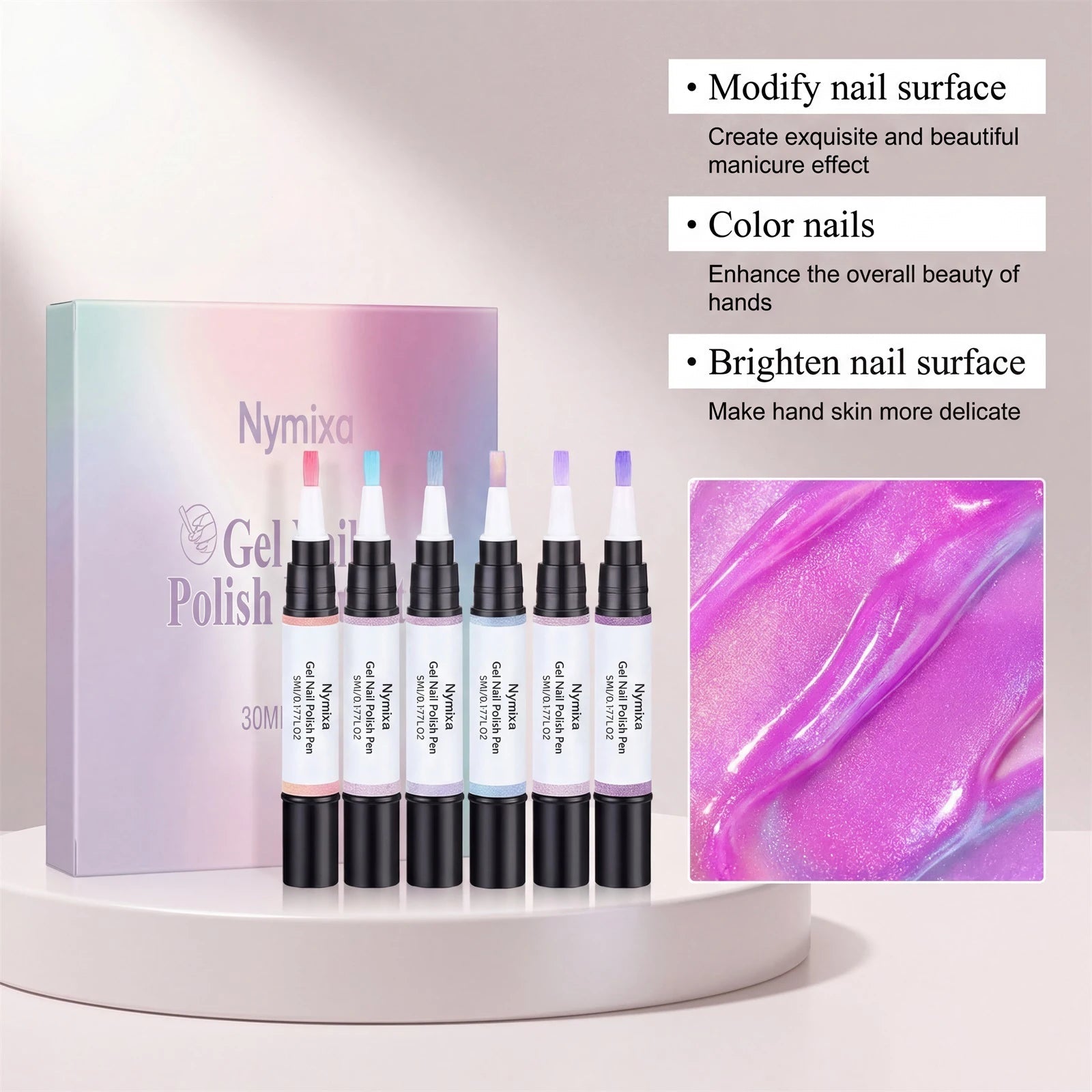 GlamGel™ Nail Pen Set - Glow Labs USA