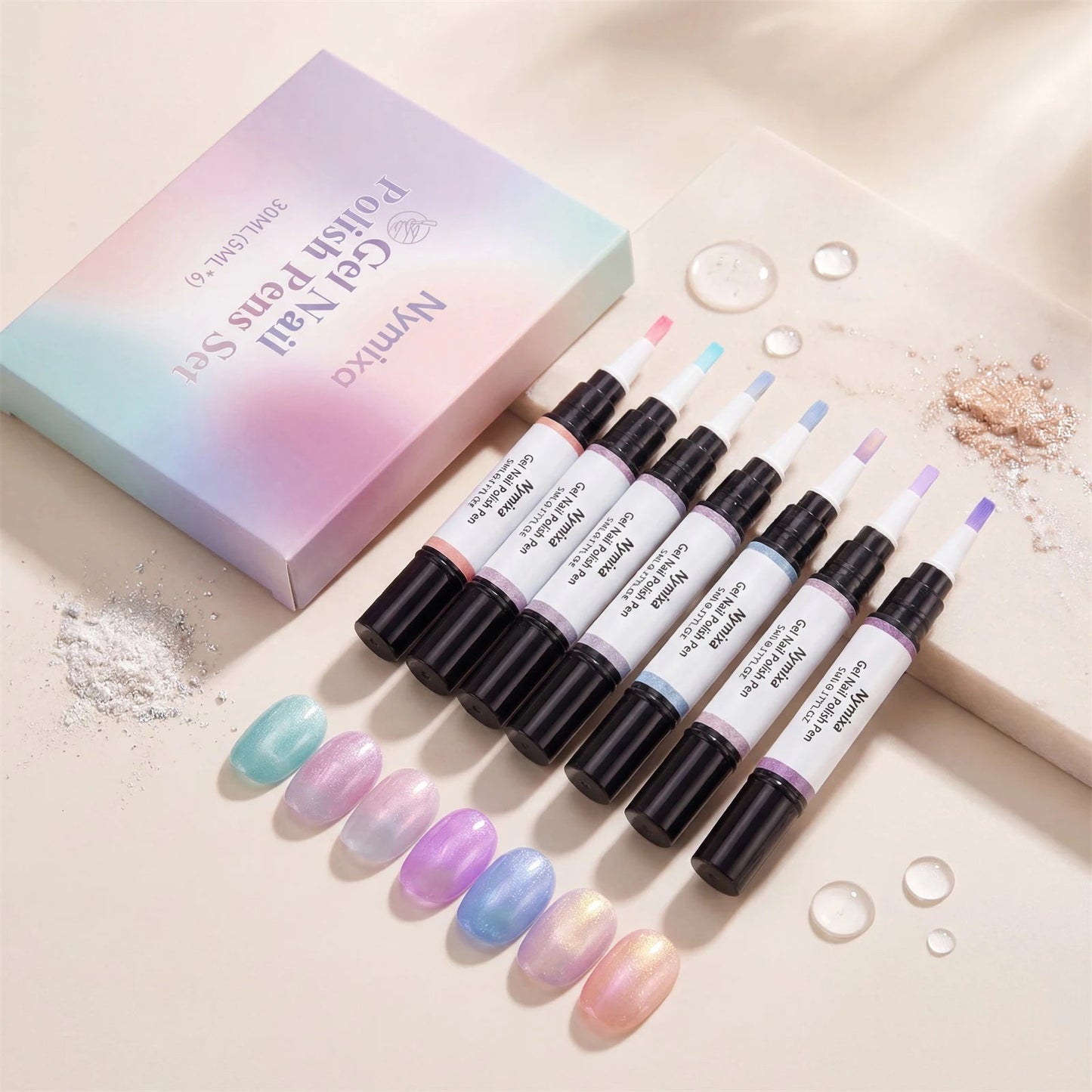 GlamGel™ Nail Pen Set - Glow Labs USA