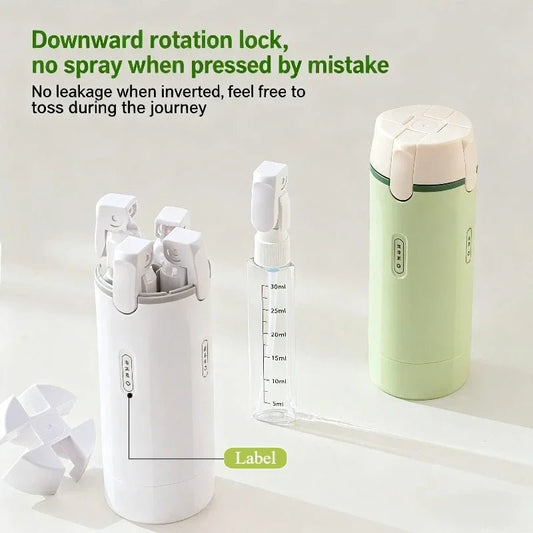 HydroPack™ 4-in-1 Leak-Proof Travel Bottle - Glow Labs USA