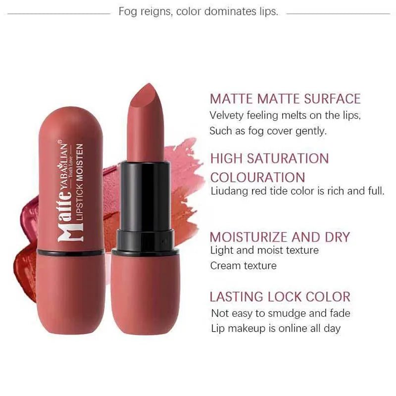 SilkMatte™ Velvet Lipstick - Glow Labs USA