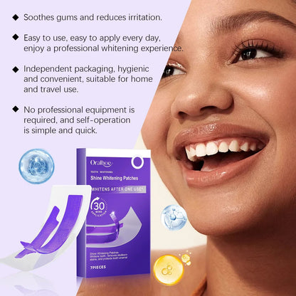 SmileGlow™ V34 Teeth Whitening Strips - Glow Labs USA