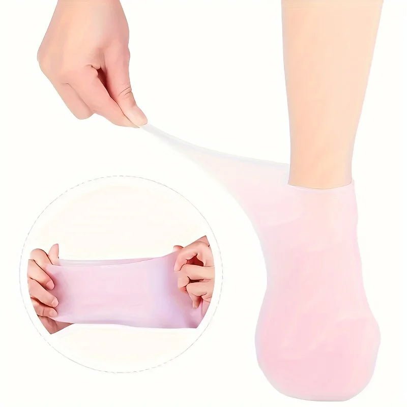 SolesGlow™ Premium Silicone Moisturizing Socks - Glow Labs USA