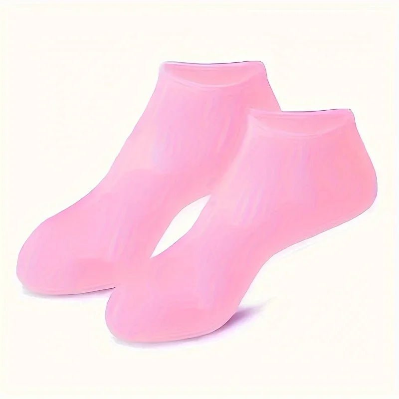SolesGlow™ Premium Silicone Moisturizing Socks - Glow Labs USA